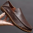 thumbnail image 3 of +2026 [Handmade slip-on loafers]  Men's Handmade Loafers - Slip-On Boat Shoes | Round Toe, Rubber Sole  | Daily Wear, Parties, Formal Events | Men's Sizes | Black, Brown, Grey, 3 of 6