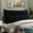 Black, variant on WOWMAX Large Bolster Triangular Positioning Support Reading Backrest Wedge Pillow Headboard for Day Bed Bunk Bed RV/Trailer with Removable Cover Twin Velveteen Light Gray