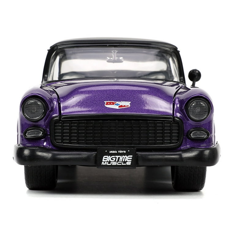 1:24 Big Time Muscle 1955 Chevy Bel Air 1955 Chop Top (Purple