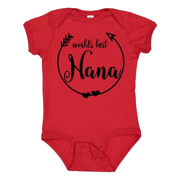 Inktastic World's Best Nana Girls Baby Bodysuit