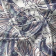 thumbnail image 5 of Ambesonne Tropical Valance Pack of 2, Pinnate Banana Leaves Art, 54"X18", Pale Teal Blush, 5 of 5