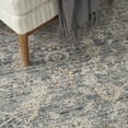 thumbnail image 6 of Nourison Nyle Distressed Charcoal 5'3" x 7'10" Area Rug (5x8), 6 of 8