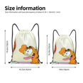 thumbnail image 2 of Pofeuu Garfield for Water-Resistant 210D Drawstring Bag Compact Foldable Design Gym Yoga Travel Essentials Lightweight Carryall-Medium, 2 of 6
