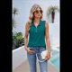 thumbnail image 5 of Camisetas Sin Mangas con Cremallera para Mujer, Verde Oscuro, Talla XL, 5 of 10