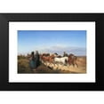 thumbnail image 2 of Jørgen Sonne 18x13 Black Modern Framed Museum Art Print Titled - Jyske Farmers on Their Way Home from Market with Their Horses (1870), 2 of 5