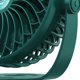 thumbnail image 4 of Ventilador de escritorio pequeño de mano Ventilador de mesa silencioso Personal 5 velocidades Mini enfriamiento ajustable Verde BLESIY ventilador de pulverización, 4 of 4