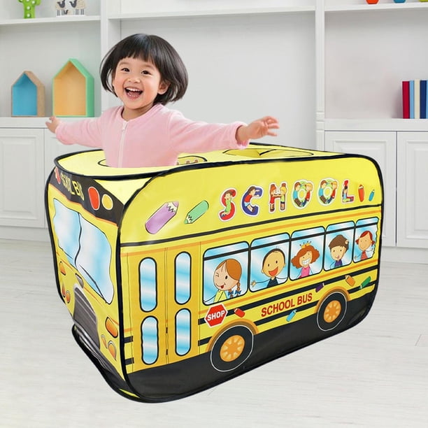 Tienda de juegos para niños, casa de juegos, juguete compacto, portátil, plegable, para interior y exterior, creativa para el patio del hogar, niños, autobús escolar