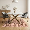 thumbnail image 3 of ODIKA Pink Leopard Cheetah Spotted Rosette Wildlife Theme Statement for Guest Room, Lounge, Apartment, Non-Slip Low Profile, 3 of 7