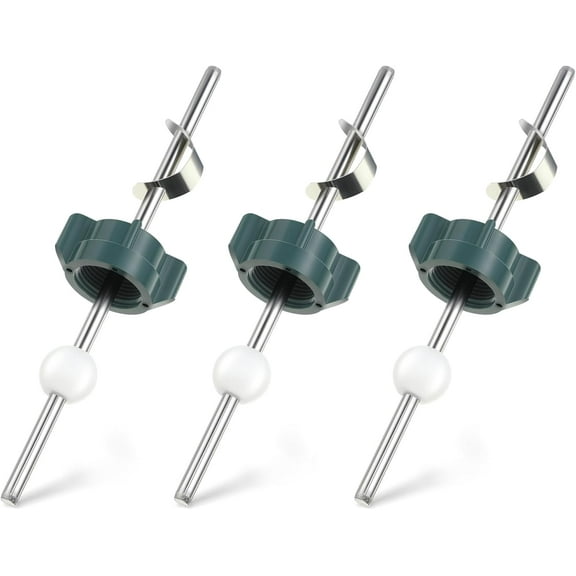 3 Pack Lavatory Pop up Center Piece Assembly, Compatible with Price Pfister Pop up Stopper and Other Popular Brands, Replacement for PS2673, Pivot Rod Bathroom Sink Repair Kit, Chrome