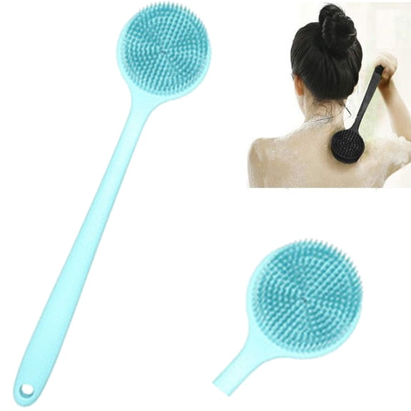 Bathroom Products,Silicone Body Long Handle Back For Shower Srush Back Brush Body Exfoliator