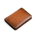 thumbnail image 1 of Tonnylam Cartera Corta Para Hombre De Cuero Encerado Con Aceite, Cartera De Cuero De Primera Capa Con Ranura Para Múltiples Tarjetas Antimagnética, Tarjetero RFID, 1 of 2