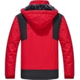 thumbnail image 2 of Lavenicole Men's Waterproof Ski Jacket Fleece Lined Warm Winter Snow Coat Mountain Windbreaker Hooded Raincoat, 2 of 6