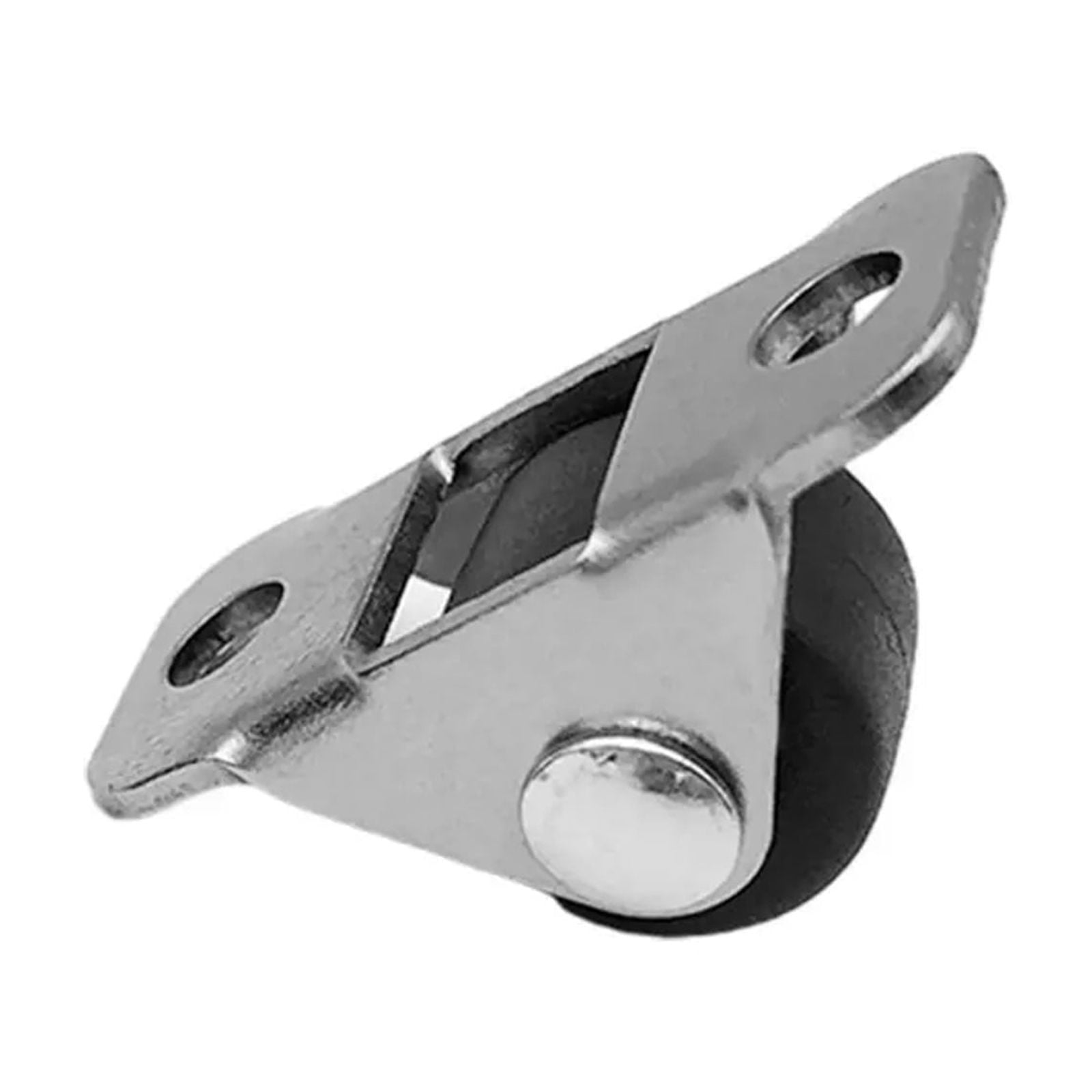 4Pcs 0.5Inch Universal Furniture Caster Rubber Straight Wheel Silent Directional Casters Concealed Furniture Casters Hardware ,Wear-Resistant