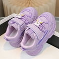 thumbnail image 5 of Kogui Girls Sneakers Toddler Baby Girls Shoes Toddler Walking Sneakers Kids Shoes Lightweight Breathable for Babies Size 6 (Purple,Toddler 6), 5 of 6