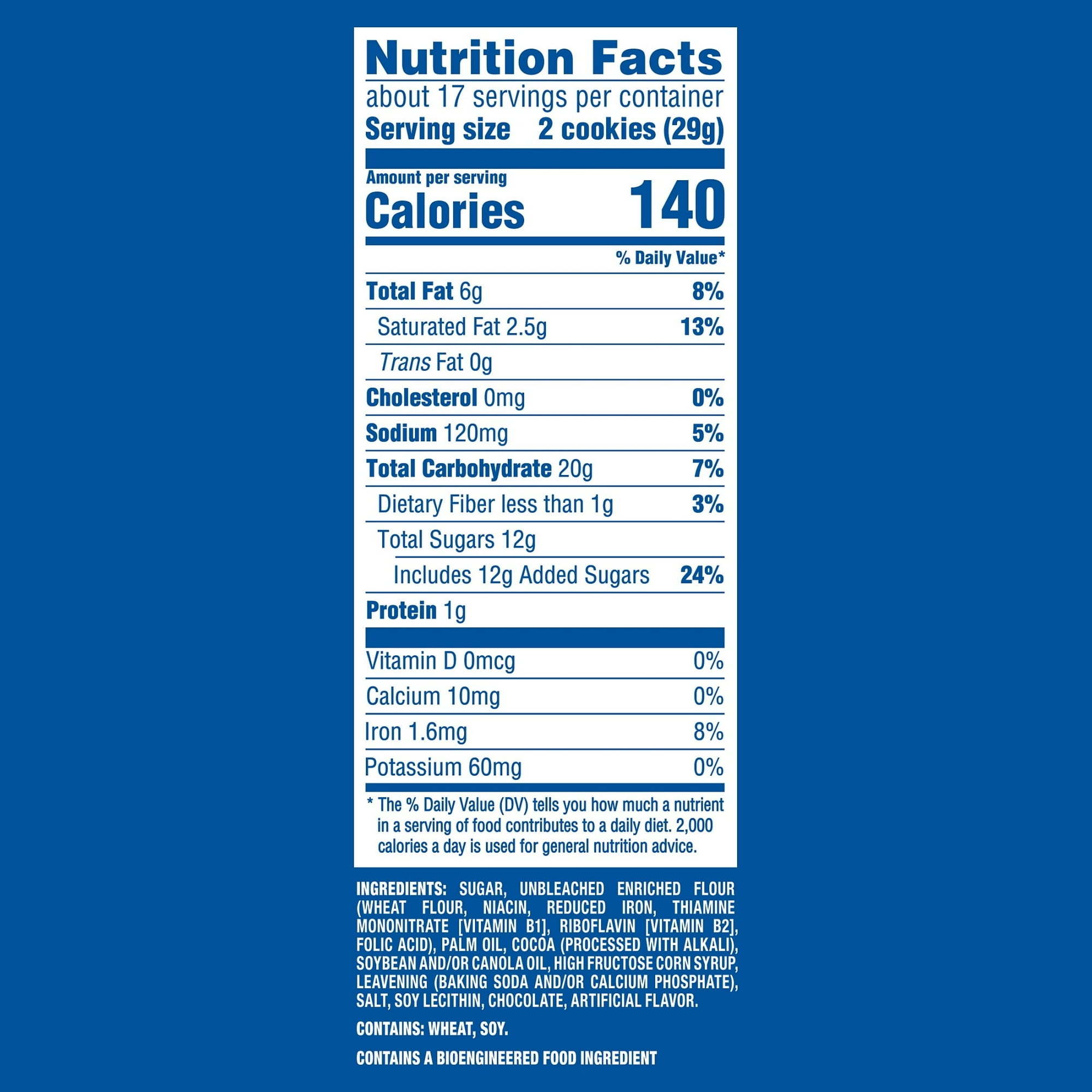 OREO Dark Chocolate Creme Chocolate Sandwich Cookies, Family Size, 17 oz