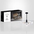 thumbnail image 3 of Xtricity - Pendant Light, 27.55 '' Width, From Opera Collection, Black, 3 of 3