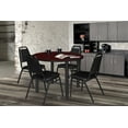 thumbnail image 2 of Regency Seating 42" Round Table with Black Post Legs, 2 of 3