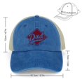 thumbnail image 2 of Dad Dark Blue Hat Adjustable Funny Fashion Unisex Baseball Cap for Men Women, 2 of 7