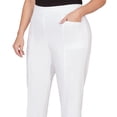thumbnail image 4 of Alfred Dunner Womens Plus-Size Relaxed Flat Front Patch Pocket Capri, 4 of 4