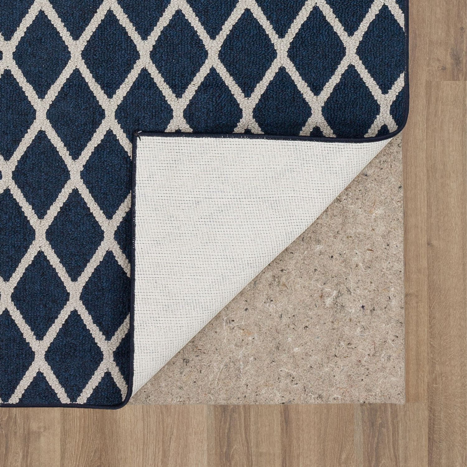 Hometrends Brussels Blue Polyester Area Rug