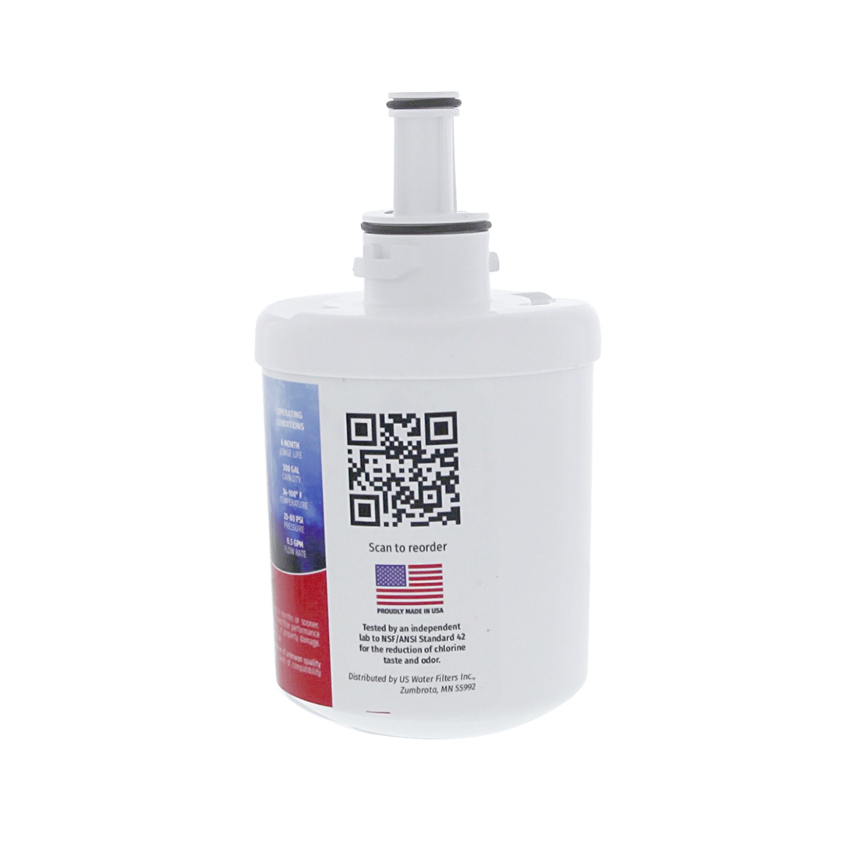 US Water Filters DA29-00003G Refrigerator Water Filter 2-pk - Replacement for Samsung DA29-00003B, DA29-00003A, Aqua-Pure Plus, DA29-00003F, HAFCU1, WSS-1, WF289, USWF Fridge Filter