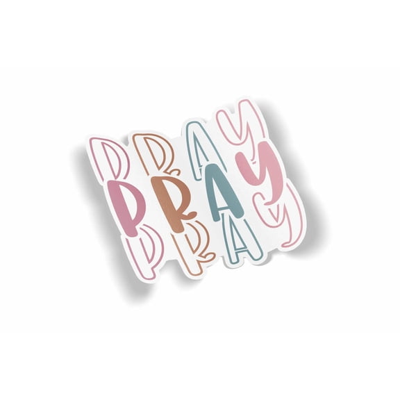 Pray Waterproof Sticker