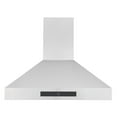 thumbnail image 2 of Ancona 36" 600 CFM Ducted Wall Mount Pyramid Range Hood in Stainless Steel , 2 of 7