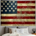 thumbnail image 2 of Orinice Flag Stripes Tapestry Wall Hanging Unique Style for Home Decor Living Room Bedroom Dorm - Graphic Art Decorations for Apartment Farmhouse 40x30inch, 2 of 6
