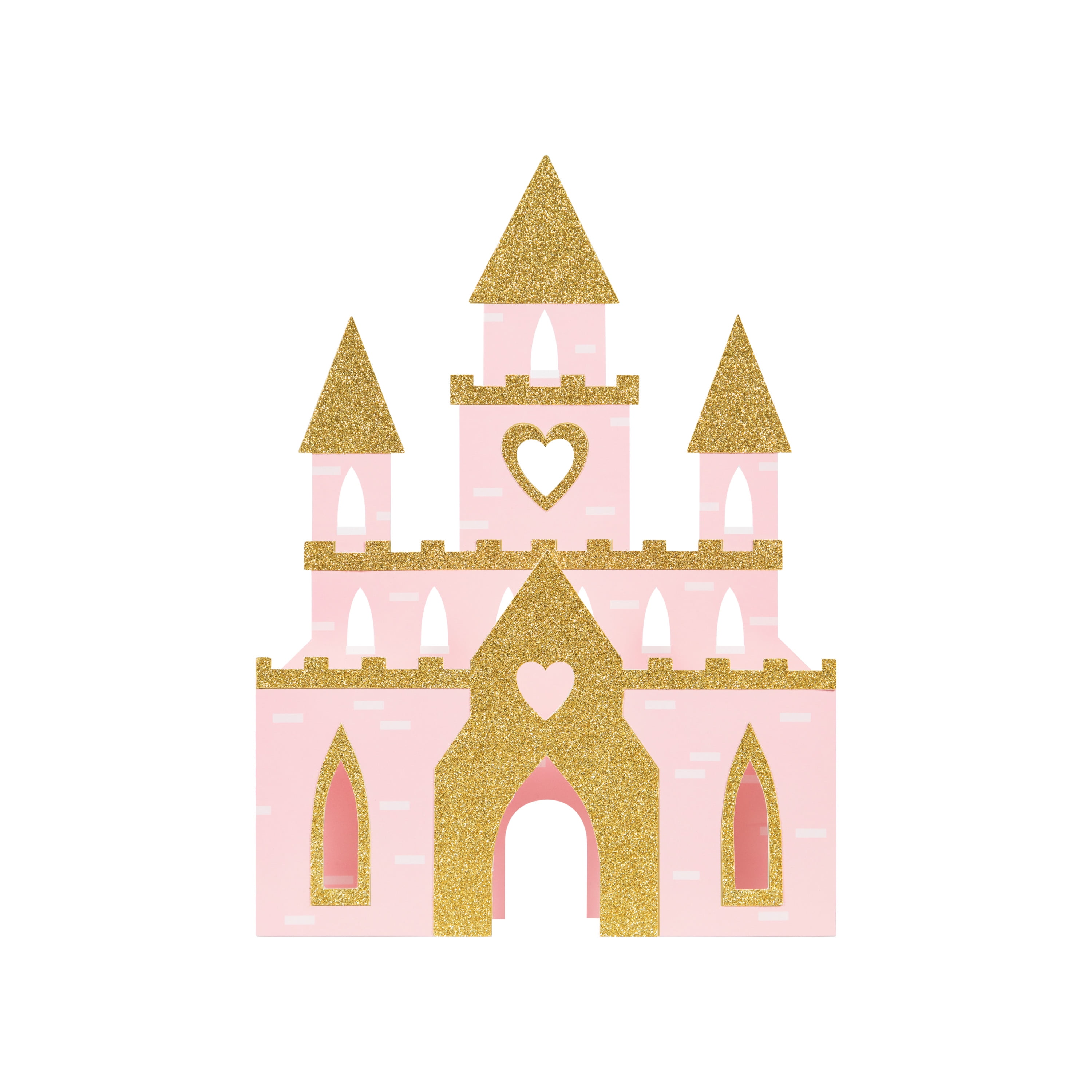 Princess Glitter Castle Centerpiece,6 packs