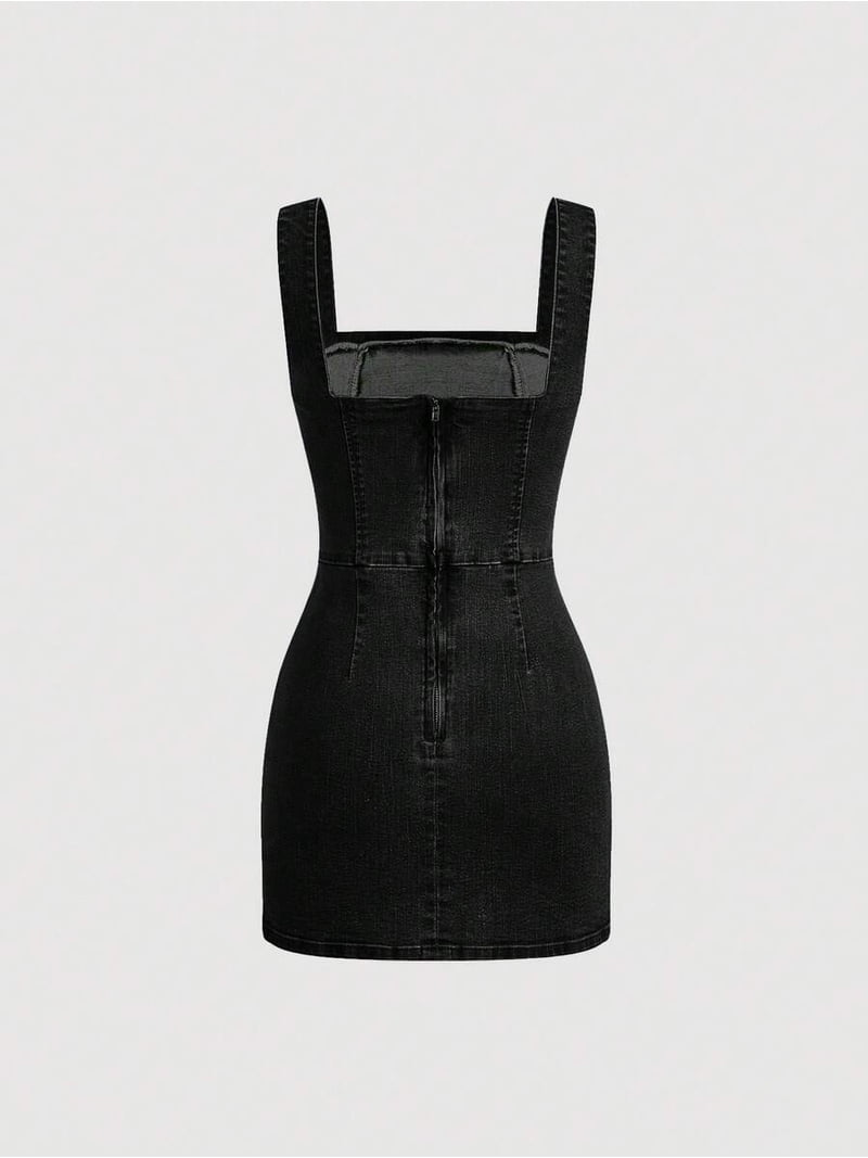 fit and flare denim dress for women A Line & SIZE:A8 dinner dress evening Functional side pockets. I.AM.GIA | Dresses |