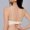 White, variant on Women's Bra Summer Liquid Foundation Color Lace Thin Small-Chest Thick-Gathered Bralette, Women's Bra L