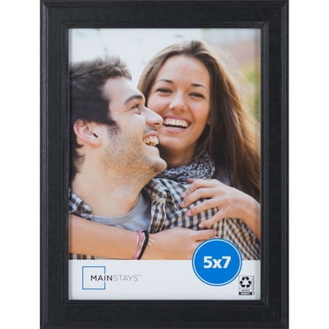 Mainstays – 5x7 Picture Frame – Black Step Program Tabletop Photo Frame