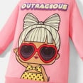 thumbnail image 4 of L.O.L. SURPRISE! Kid Girls Graphic Hoodie Sweatshirt and Stripe Leggings Outfit Set Sizes 5-12, 4 of 8