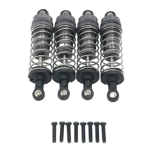Amortiguador Trasero Delantero Vogacara Aleación de Aluminio RCGOFFLOW 4 Uds para 1/14 RC Titanio