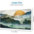 thumbnail image 3 of Desk Mat,Mountain Extended Gaming Mouse Pad for Office Work & Game,Computer Keyboard Mouse Mat Desk Non-Slip Rubber Base Large Mousepad with Stitched Edges, 31.5x15.7inch, 3 of 6