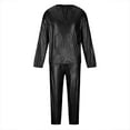 thumbnail image 1 of Sauna Sweat Workout Gear For Exercise Training Enhanced Burn Performance Apparel Men'S Suits Black Xl, 1 of 4