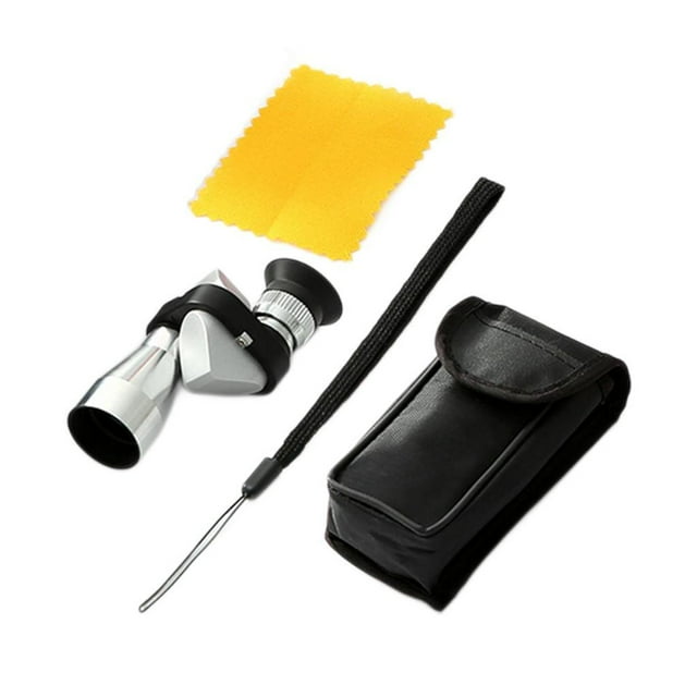 Accesorio para telescopio, monocular ligero de acero inoxidable, portátil, compatible con teléfonos inteligentes, ideal para vivir, conciertos y acampar. 6 piezas