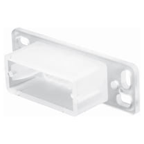 Prime-Line R 7145 Drawer Track Backplate, Plastic 2-Pk. - Quantity 6