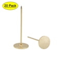 thumbnail image 1 of Uxcell 0.71''x1.97'' Clavos de tapicería, clavos de cabeza plana para muebles, 20 piezas de hierro tono dorado, 1 of 5