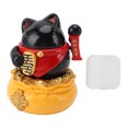 thumbnail image 2 of Brazo de Gato Afortunado Ondeando, Riqueza Acogiendo Gato, Funciona Con Energía Solar Cat de la Fortuna de la Suerte Encanto de la Suerte Chino Feng Shui Gato para Casa, Tiendas, 2 of 7