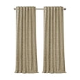 thumbnail image 2 of Elrene Home Fashions Mia Jacquard Scroll Blackout Window Curtain, Natural, 52" x 95", 2 of 5
