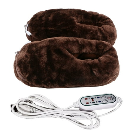 

Heating Boots USB Charging Constant Temperature Flat Bottom Heat Therapy Foot Warmer Boots for Winter Coffee