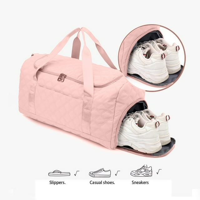 Mochila con bolsa de viaje | Combo de mochila de bolso multifuncional | Poliéster impermeable | Gran capacidad 50x25x29cm | Separación en seco y húmedo | Equipaje deportivo ligero de fitness |