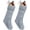 Gray, variant on Christmas Stocking Sets 18 Inches Large Size Cable Knitted Stocking Gifts & Decorations for Family Holiday Xmas Party
