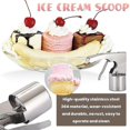 thumbnail image 4 of Ice Cream Scooper, Big Volume Cylindrical Ice Cream Scoop, Stainless Steel Nostalgic Ice Cream Scoop With Spring-powered Trigger, 4 of 4