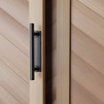 thumbnail image 4 of SHAR Black Barn Door Handle Set - Straight Bar, 12 inch, 4 of 5