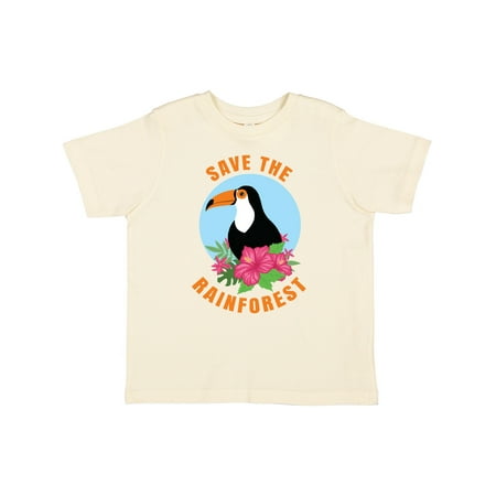 

Inktastic Save the Rainforest Toucan Illustration Gift Toddler Boy or Toddler Girl T-Shirt