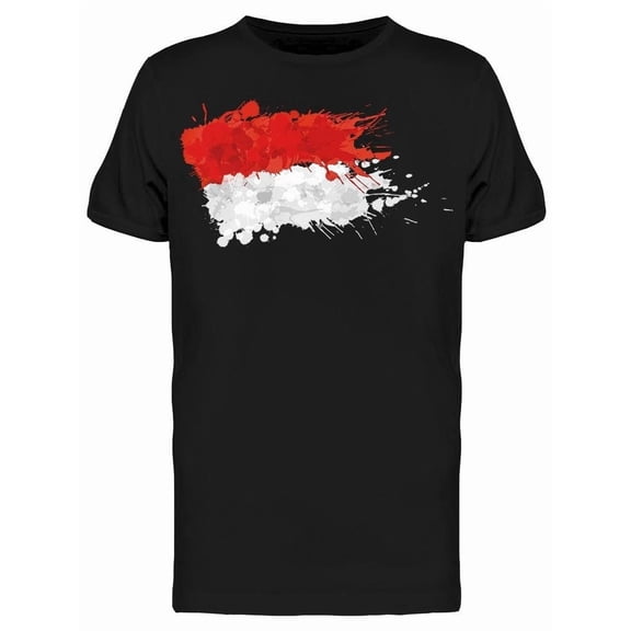 Indonesian Fcolorful Splashes Tee Men's -Image by Shutterstock
