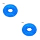 thumbnail image 1 of sweethay Pet Chew Toy Training Squeak Ring Ball TPR Molar Sound Interactivo Juego Juguete, Azul, L azul L 2Conjunto, 1 of 6
