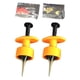 thumbnail image 5 of Clips para señuelos de gusanos de sangre vivos, accesorios de pesca, clips para anzuelos de gusanos de tierra de acero inoxidable amarillo, 5 of 9